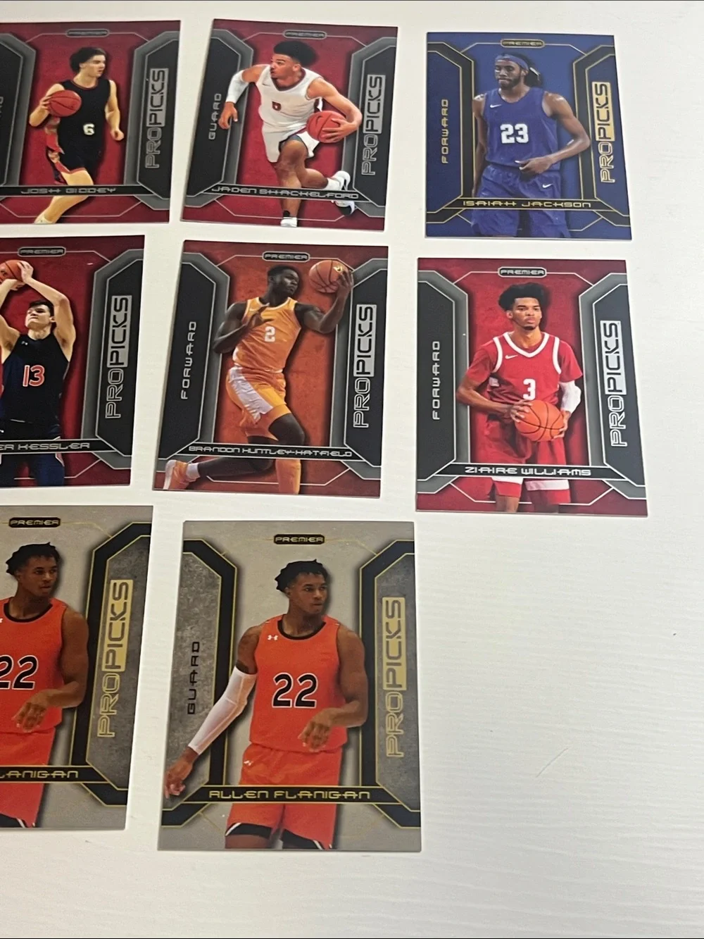2021-22 Pro Picks Premier Basketball Cards Lot of 14